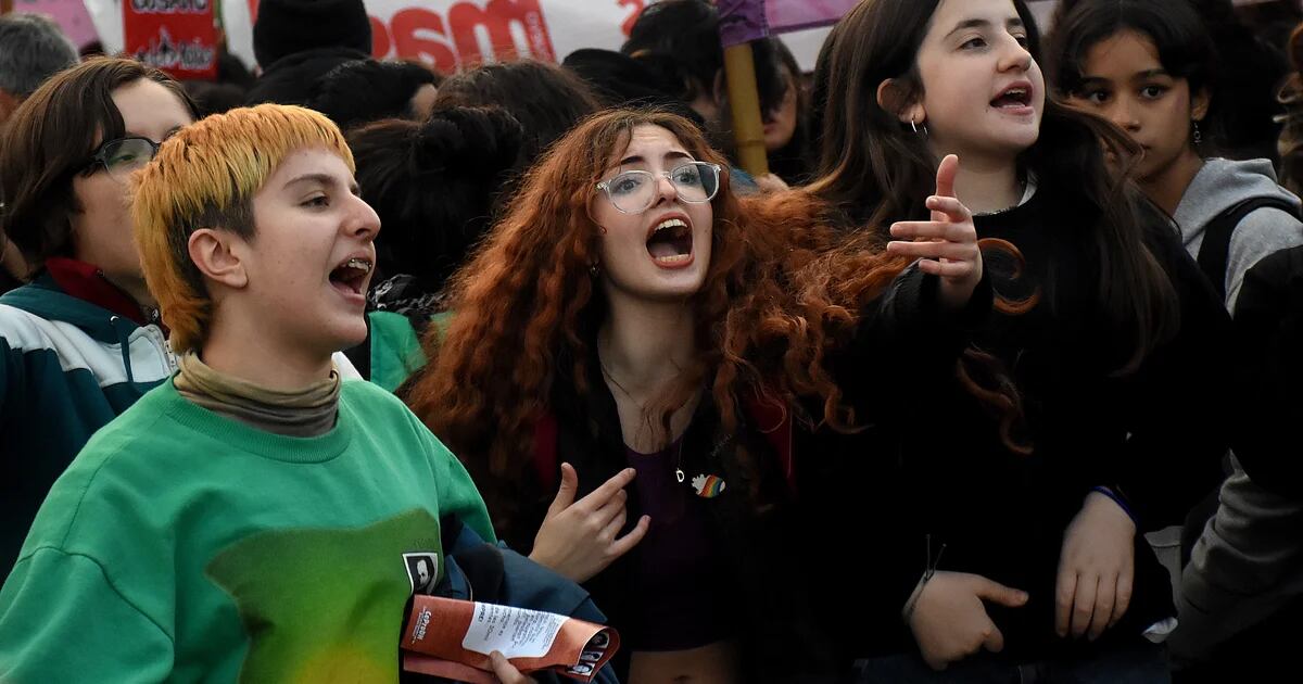 Testimonios desde la Plaza del Ni Una Menos criticando al gobierno de Javier Millay