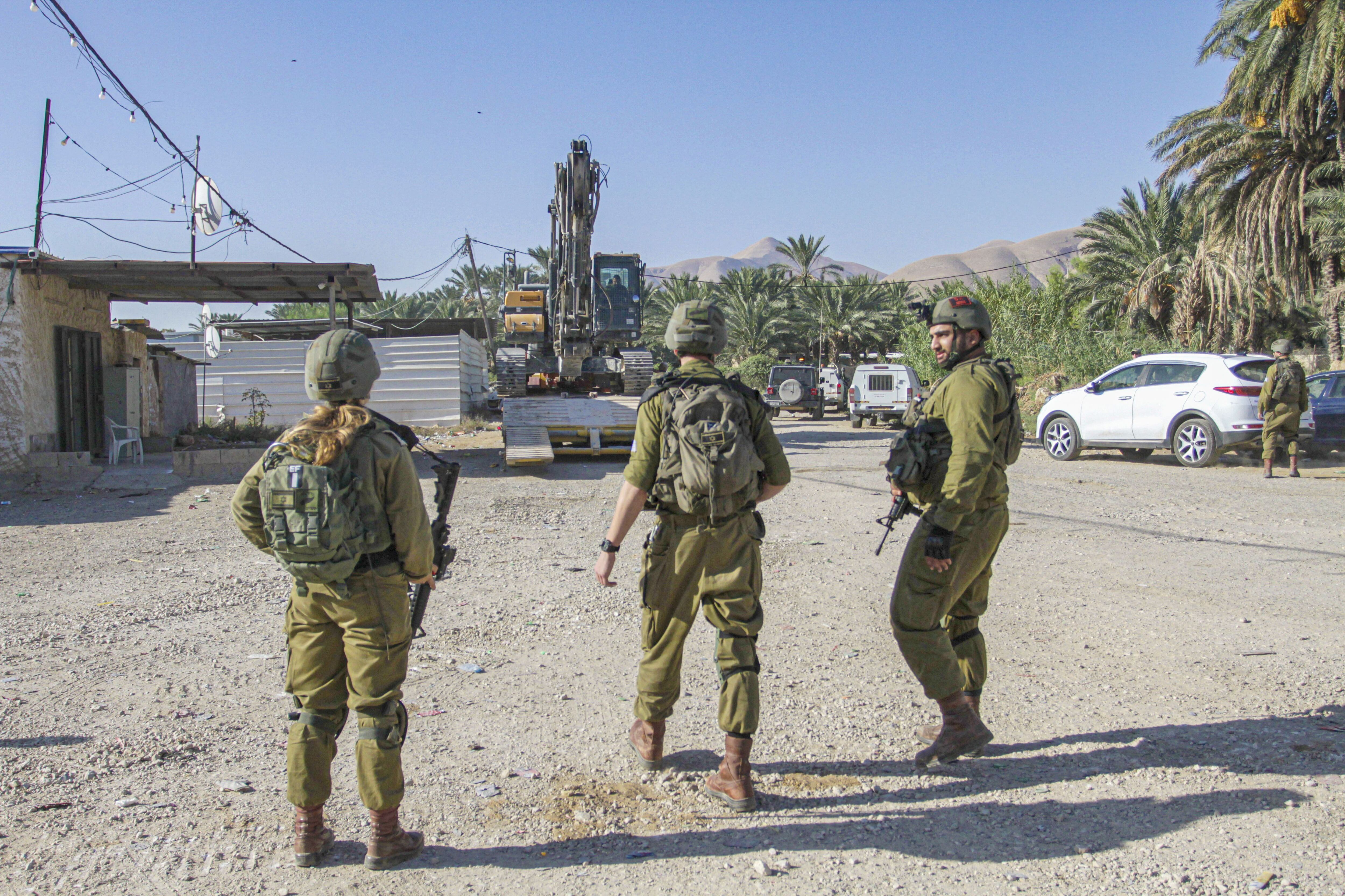 El Ejército de Israel rescató a dos rehenes en la ciudad de Ofakim: cuatro terroristas fueron abatidos. (Europa Press/Contacto/Nasser Ishtayeh)
