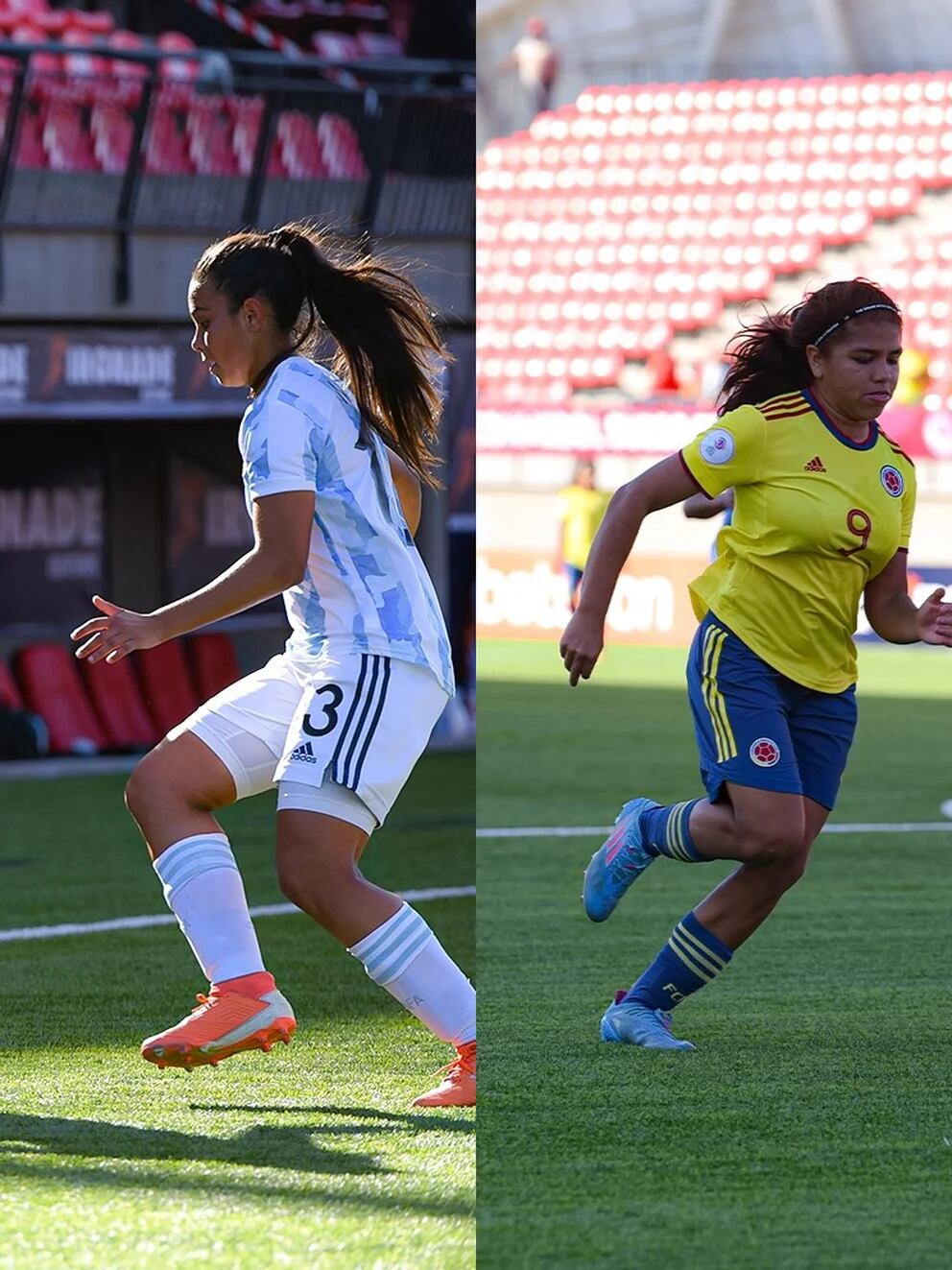 Colombia's Linda Lizeth Caicedo Alegria scores goal vs. Germany in