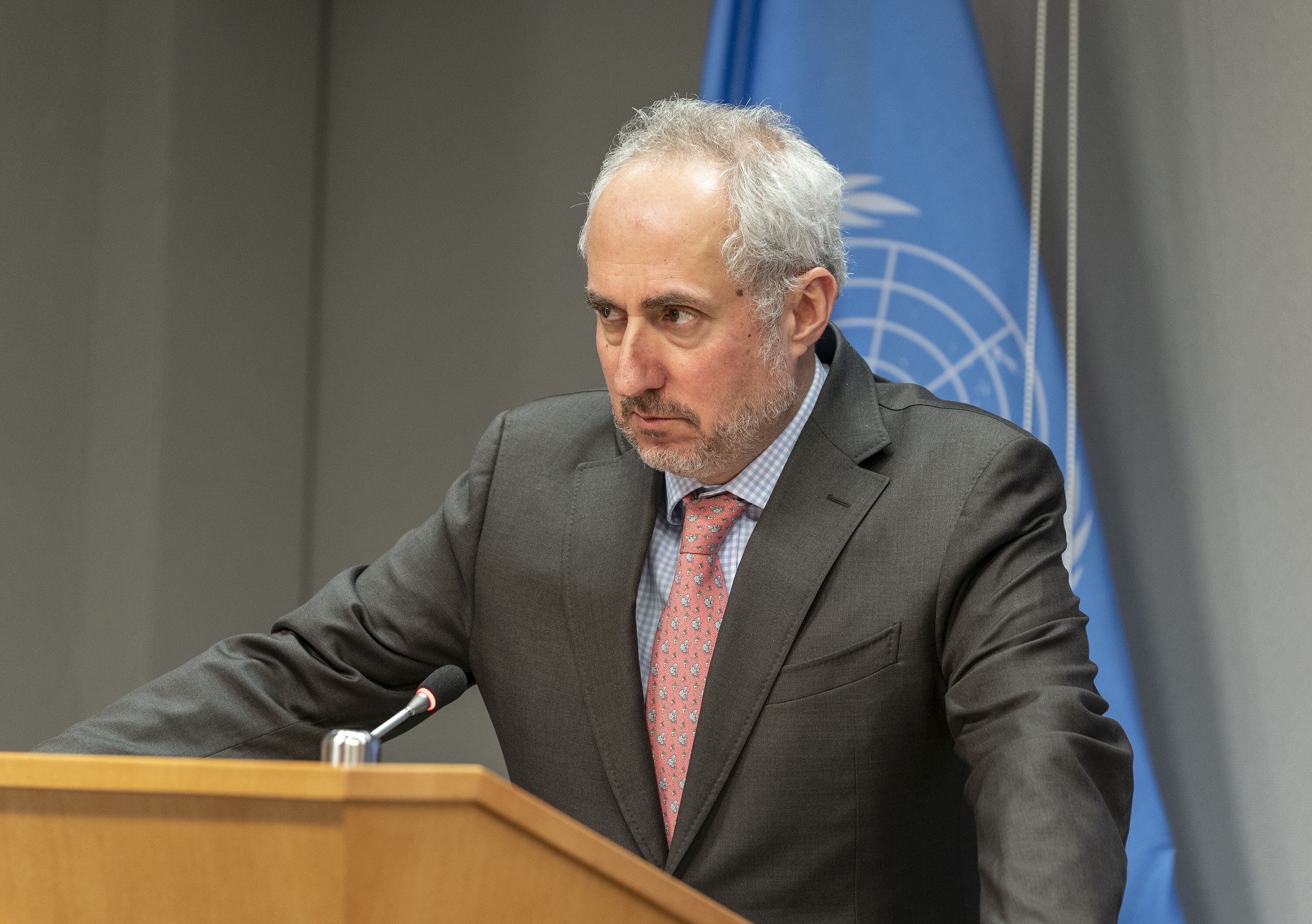 El portavoz de la ONU, Stéphane Dujarric, expresó que es “imposible” que el movimiento de 1,1 millones de palestinos que se encuentran en la región tenga lugar sin “consecuencias humanitarias devastadoras”. (Europa Press/Lev Radin)
