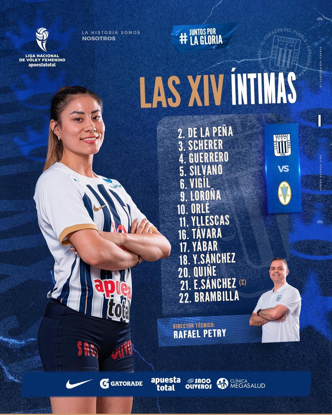 Alianza Lima se medirá ante Regatas Lima por la semifinal de ida de la Liga Nacional de Vóley.