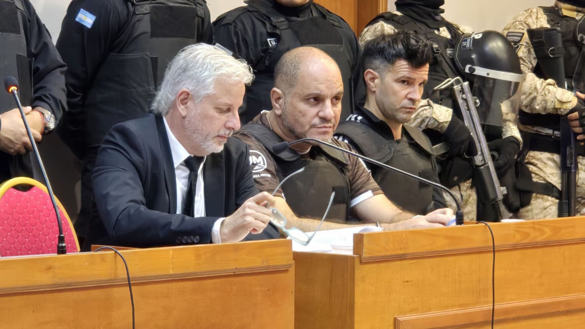 Leonardo Cositorto en una de las primeras audiencias en el marco del juicio oral en su contra (Crédito: Superior Tribunal de la Justicia de Corrientes)