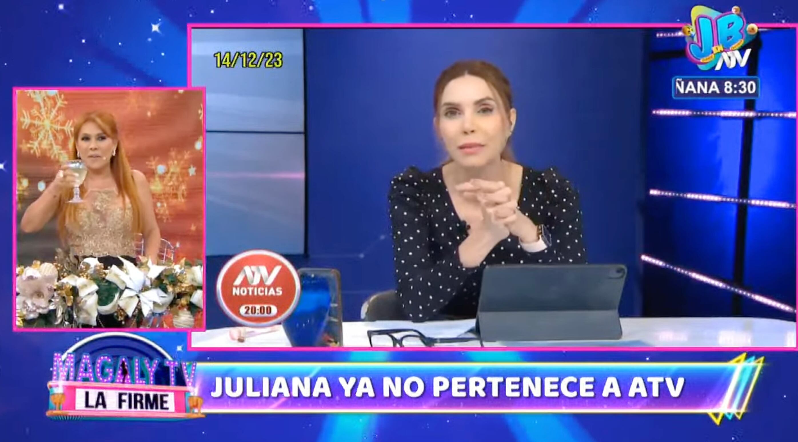 Magaly Medina respondió a Juliana Oxenford sobre señalamiento de que pidió que la despidan de ATV.