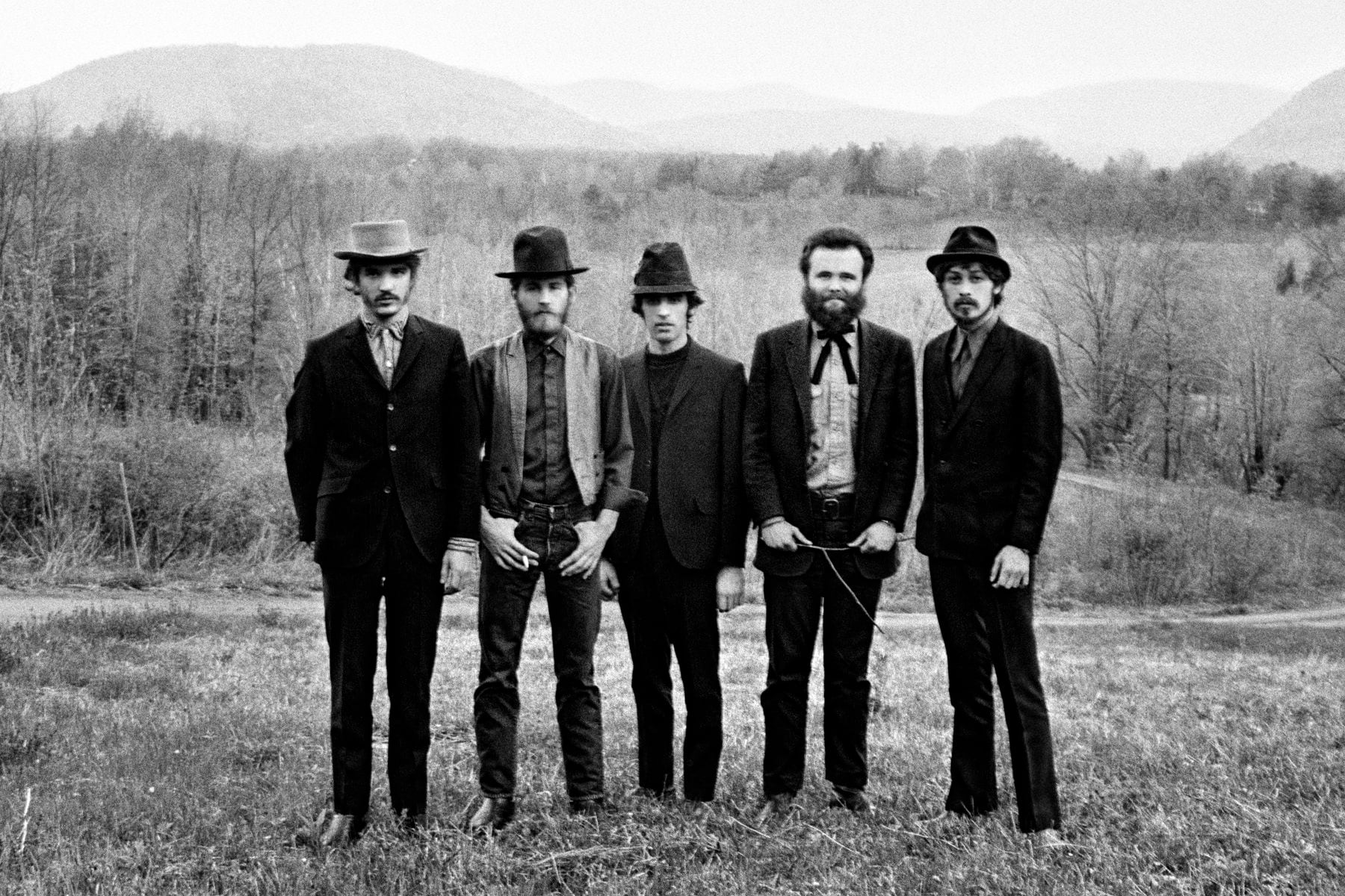 The Band, en donde el guitarrista y compositor Robbie Robertson brilló en todo su esplendor (Foto: EFE/documental "Once were brothers")
