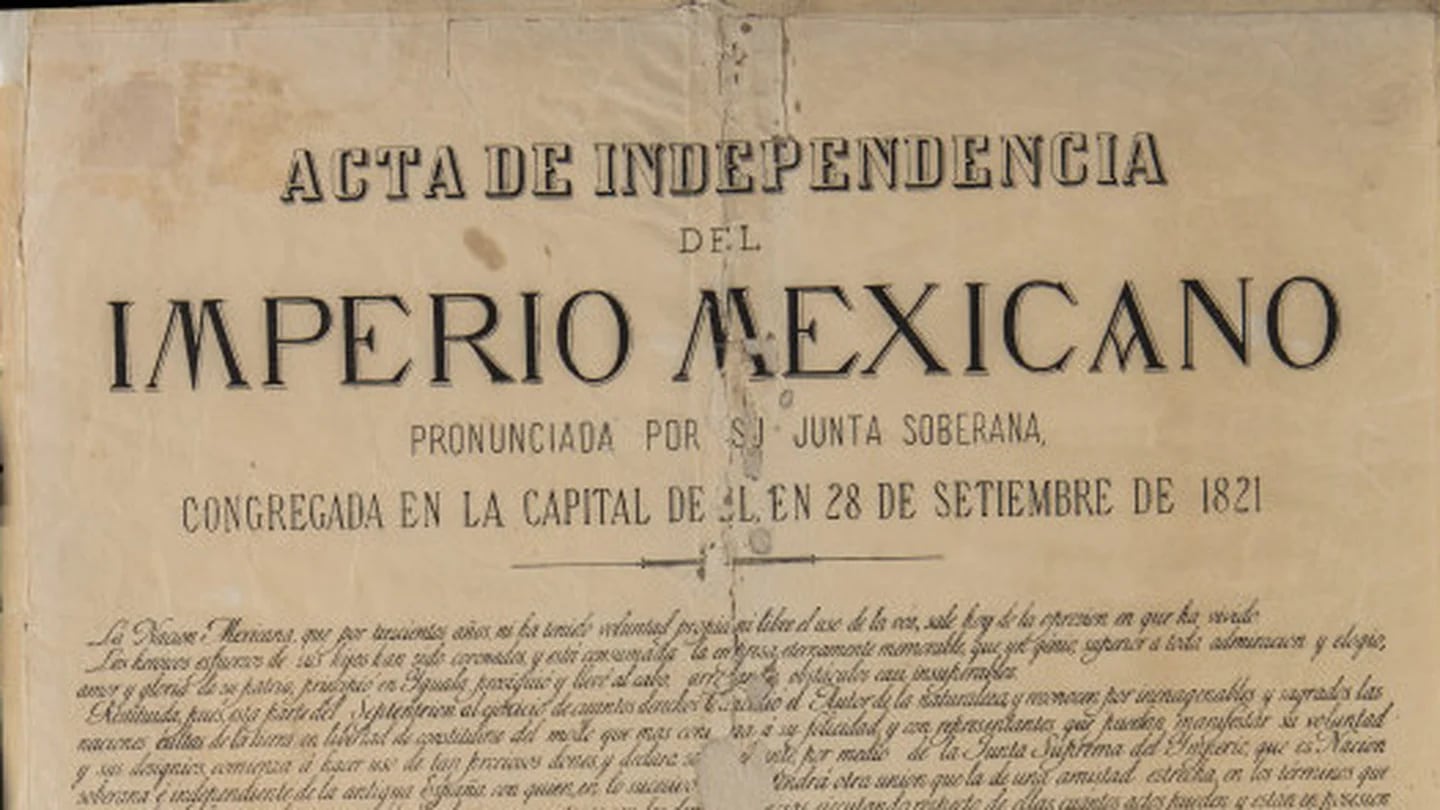 Qué Dice A Detalle El Acta De Independencia De México Infobae 4618