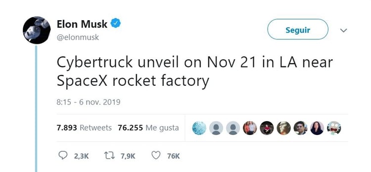 Elon Musk mencionó que tendrá una apariencia similar que dará la sensación de que es un auto salido de Blade Runner. (Foto: Captura de pantalla)