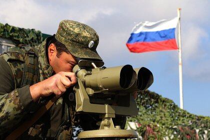 Militar ruso desplegado en Crimea

