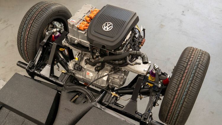 El nuevo corazón eléctrico del Escarabajo será el mismo motor del e-Up!, otra novedad que VW mostrará en Frankfurt