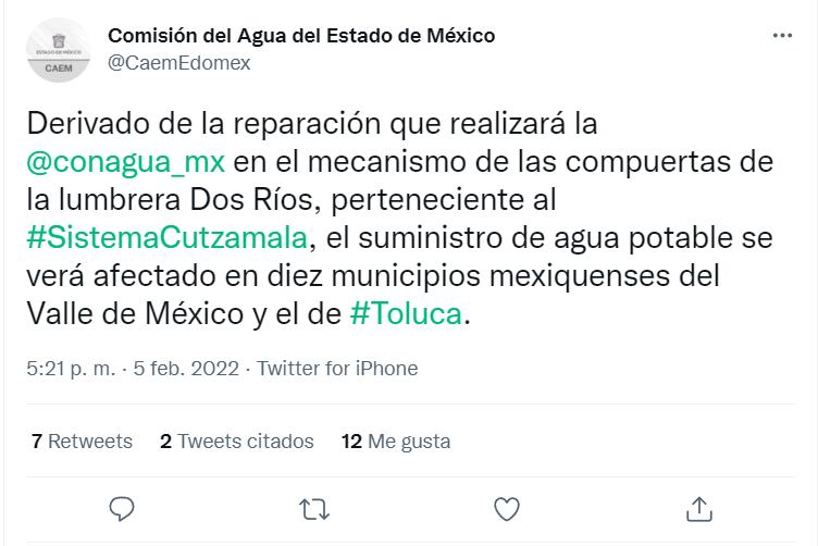 Sacmex Suministrará Pipas De Agua A Alcaldías Afectadas De La Cdmx Tras