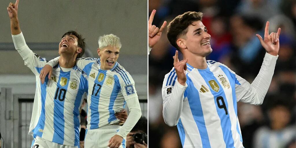 Los golazos de Julián Álvarez y Dybala ante Chile: el llamativo gesto de la Araña y el festejo alocado de Oriana Sabatini