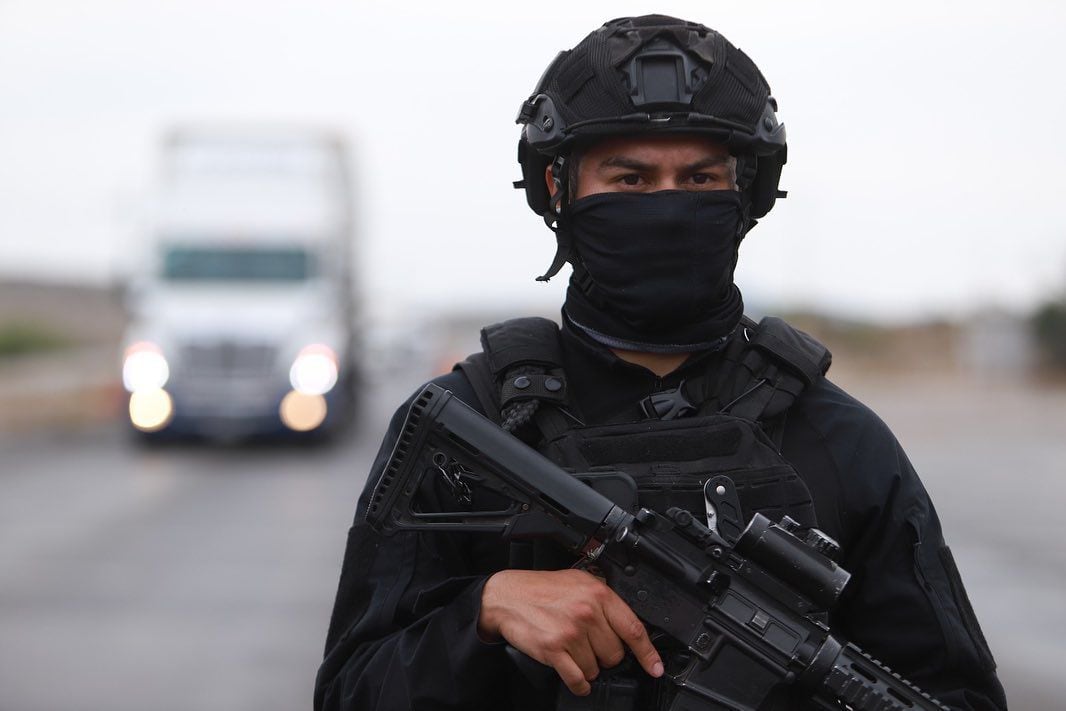 La jornada violenta ha provocado el despliegue de elementos de seguridad 
(Foto: Policía estatal de Coahuila)