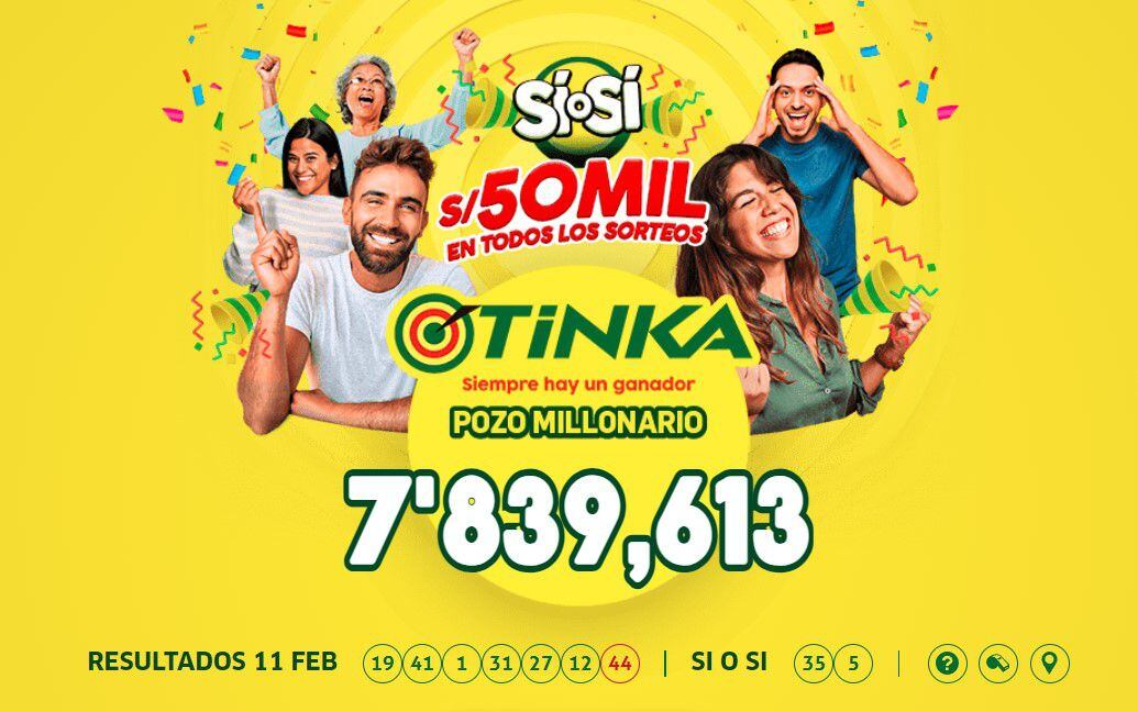 La Tinka: video del último sorteo y la jugada ganadora del domingo 11 de febrero del 2024. (Captura: Intralot)