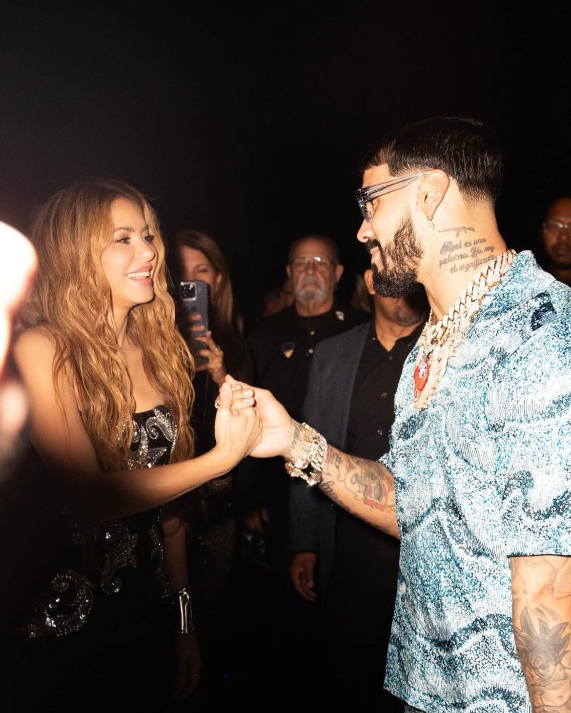 Anuel AA estuvo en el lanzamiento del nuevo álbum de Shakira y estallaron los comentarios en las redes - Infobae