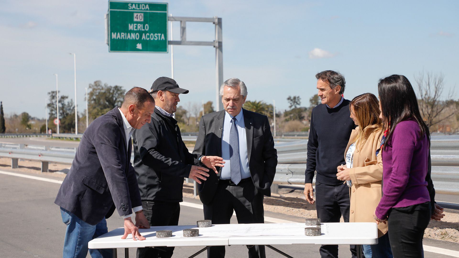 Gabriel Katopodis —ministro de Obras Públicas— también fue parte del encuentro 