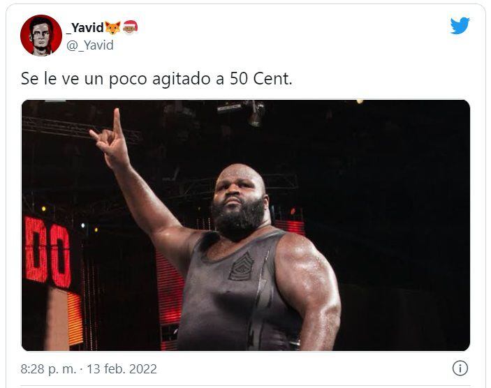 Memes de 50 Cent en el medio tiempo del Super Bowl. (Foto: Twitter)