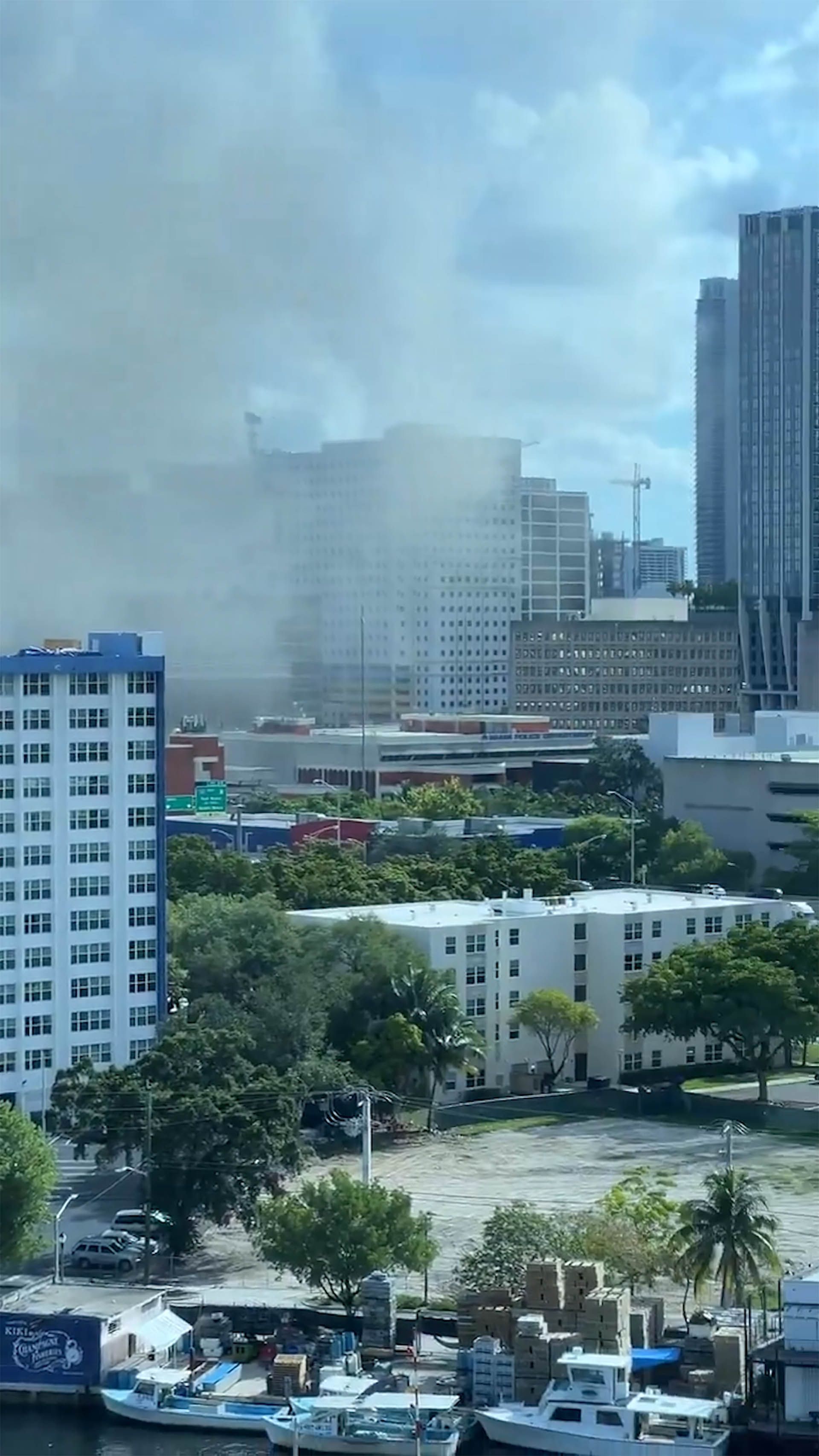 Incendio en Miami