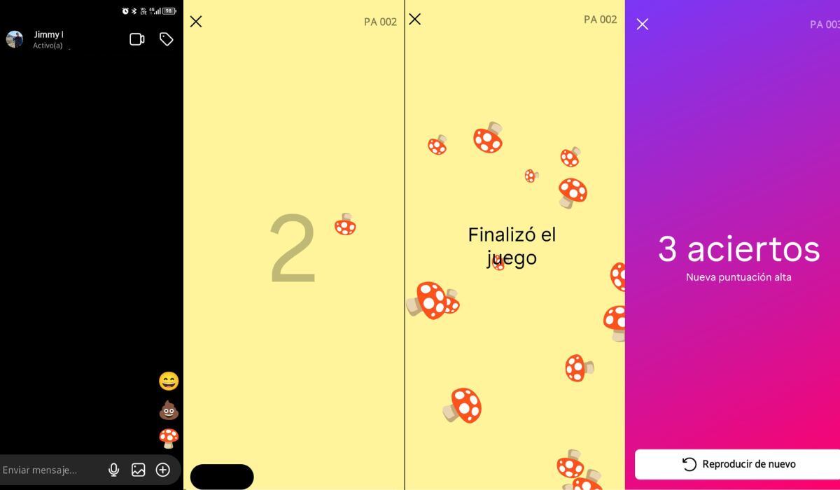 El juego de Instagram se puede disfrutar sin necesidad de conexión a internet. (Infobae)