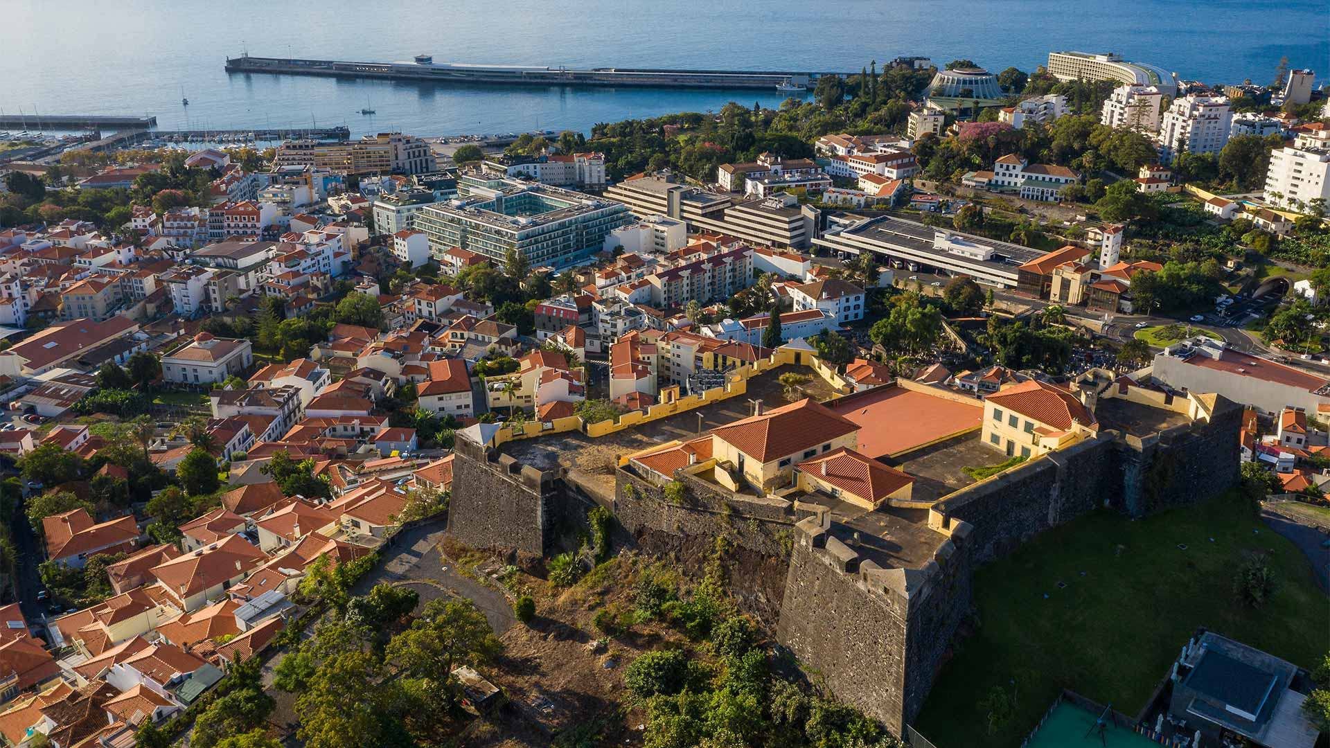 Vistas de la Forte de São João Baptista en Funchal (Visit Madeira)