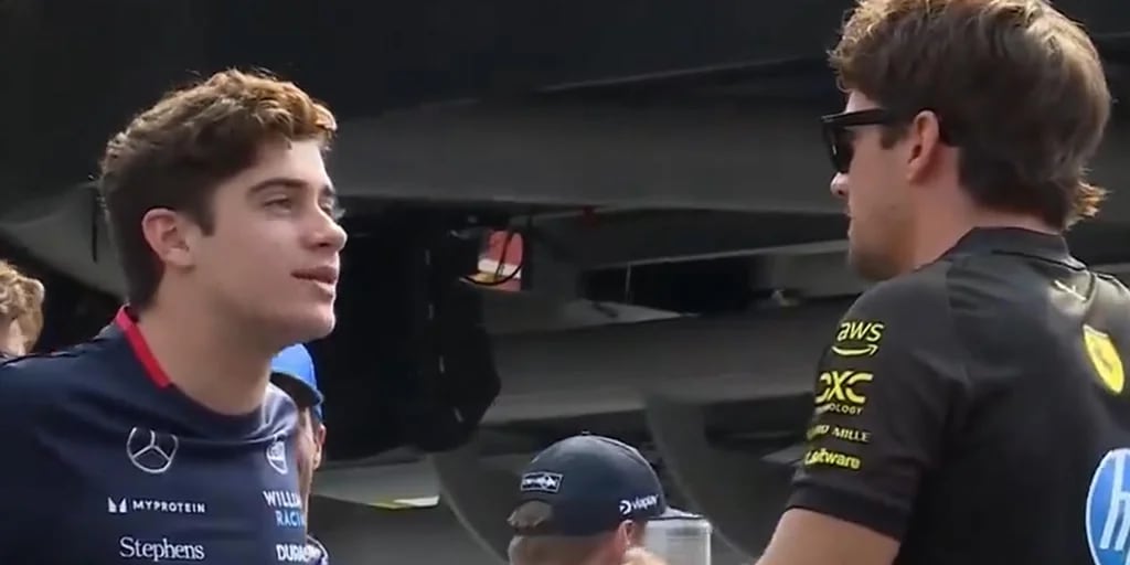 Del saludo de Lando Norris a la charla con Leclerc: Franco Colapinto participó del “Drivers Parade” de la Fórmula 1 antes de su debut