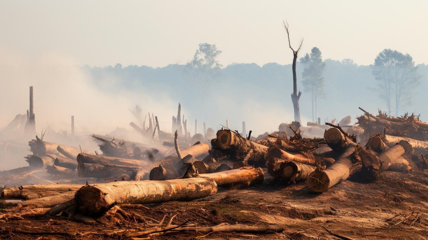 Ecosistema vulnerable: una imagen impactante documenta la devastadora deforestación, destacando la urgencia de abordar la pérdida de árboles, el desmonte y la tala que afectan el oxígeno y agravan el cambio climático. Descubre la conmovedora realidad ambiental capturada en esta instantánea. (Imagen Ilustrativa Infobae)