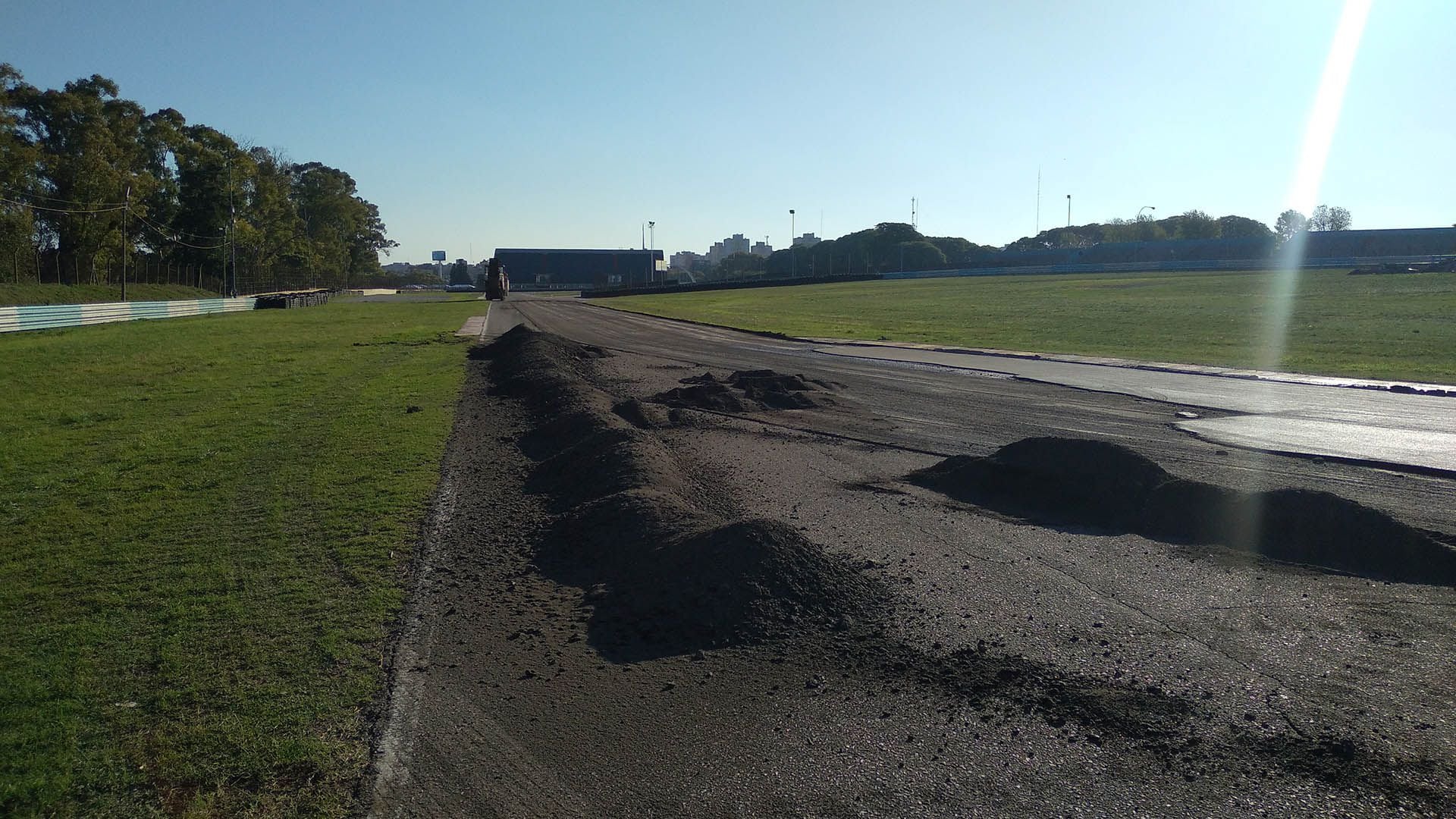 Obras en el Autódromo de Buenos Aires