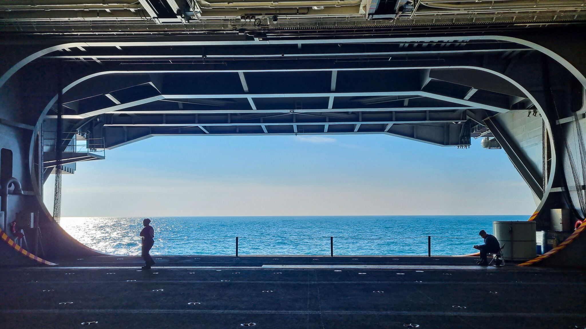 Infobae desde el portaaviones USS George Washington