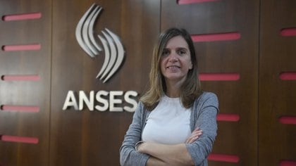 María Fernanda Raverta, la directora de la Anses, quien decidió que todos los beneficios debían ser a través del sistema bancario (Maximiliano Luna)