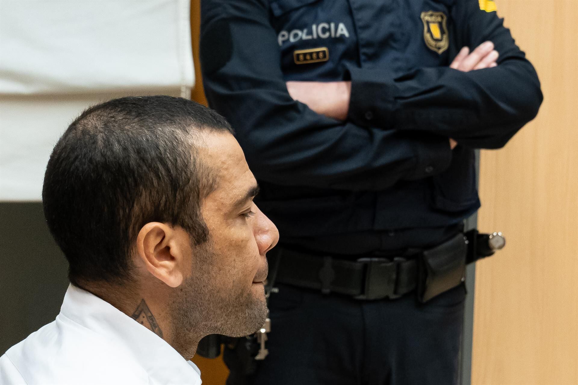 La Audiencia de Barcelona valorará si deja en libertad a Dani Alves con una vista este martes