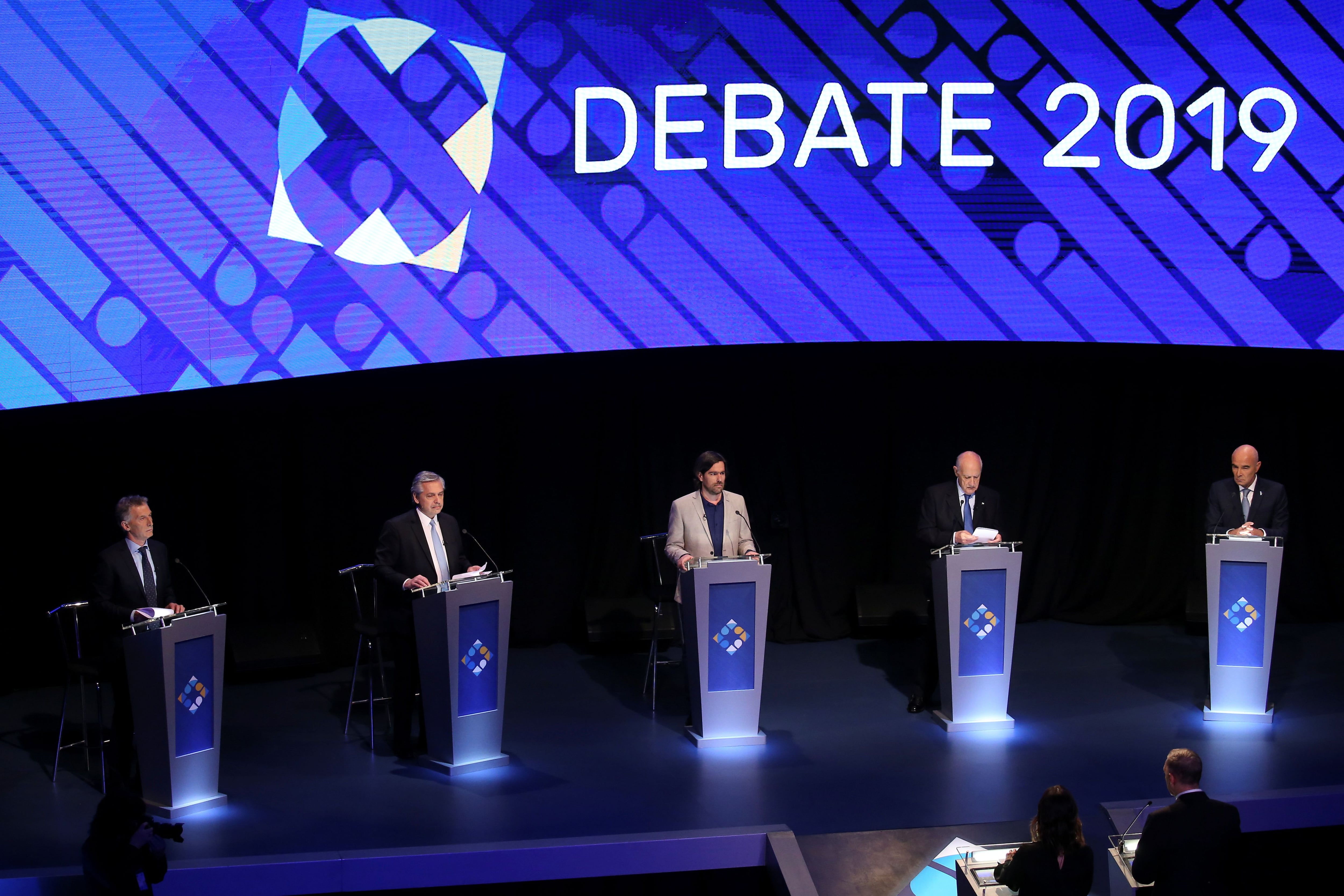 Segundo debate presidencial en Facultad de Derecho en 2019