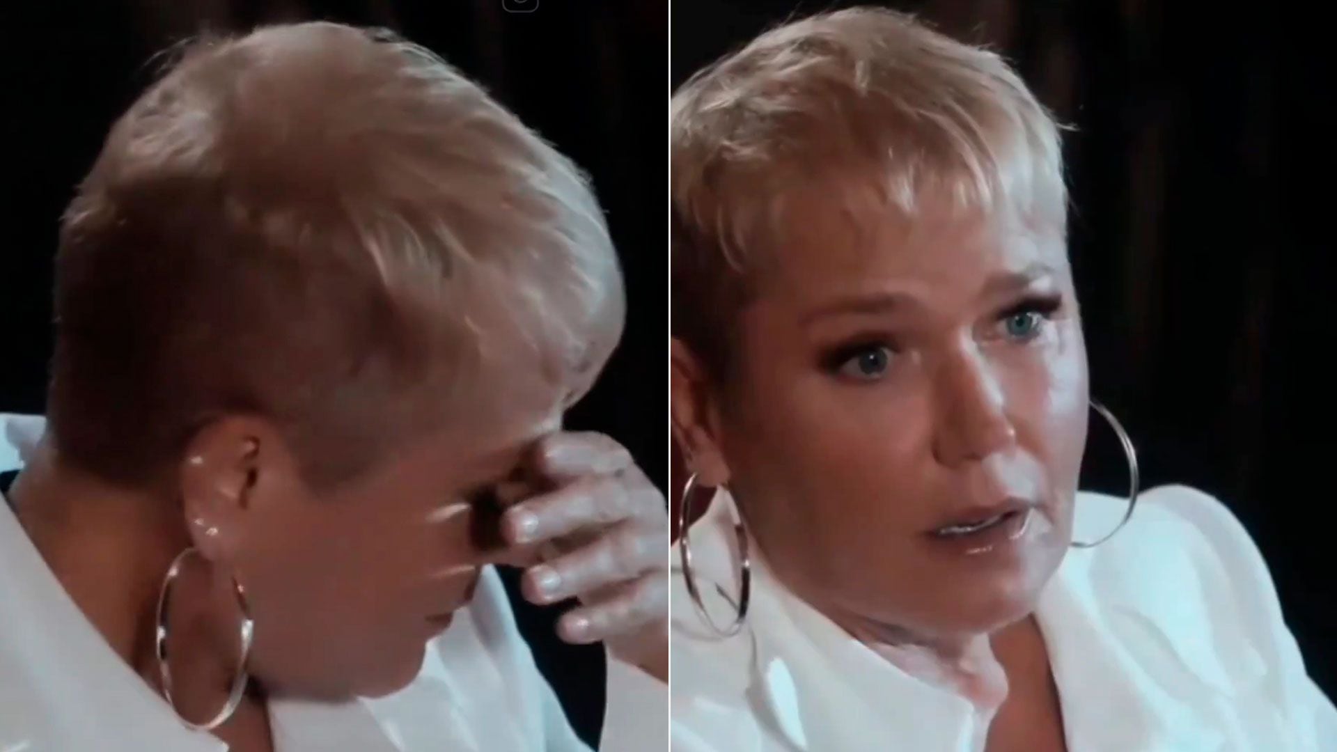 La reacción de Xuxa a las palabras de Marlene