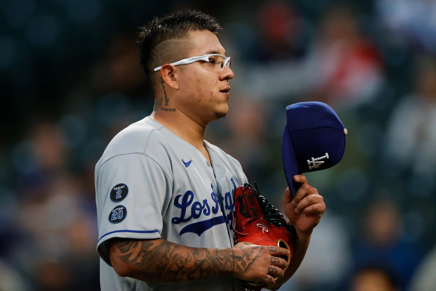 It was so dope to draw this portrait of Julio Urias with tattoos