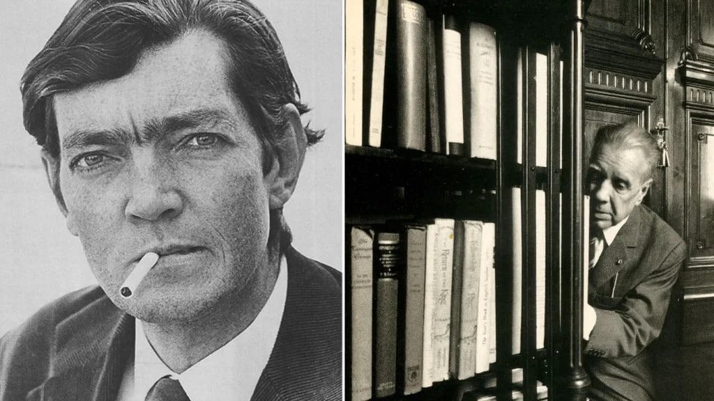 Las icónicas fotografías de Facio sobre Julio Cortázar y Jorge Luis Borges (Sara Facio)