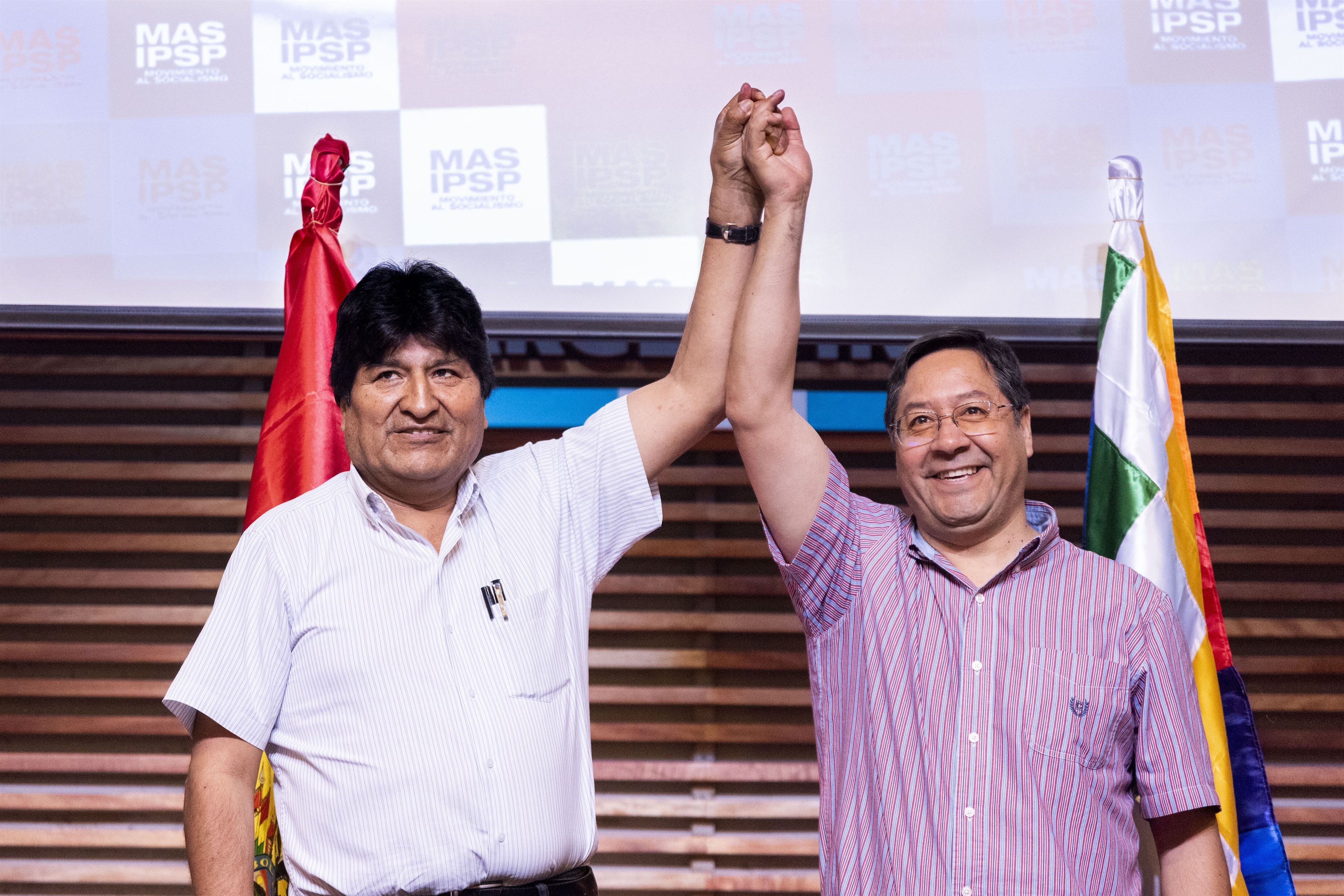 Tensión en Bolivia: el MAS acusó a Luis Arce de traicionar a Evo Morales y  buscar su reelección con otro partido - Infobae