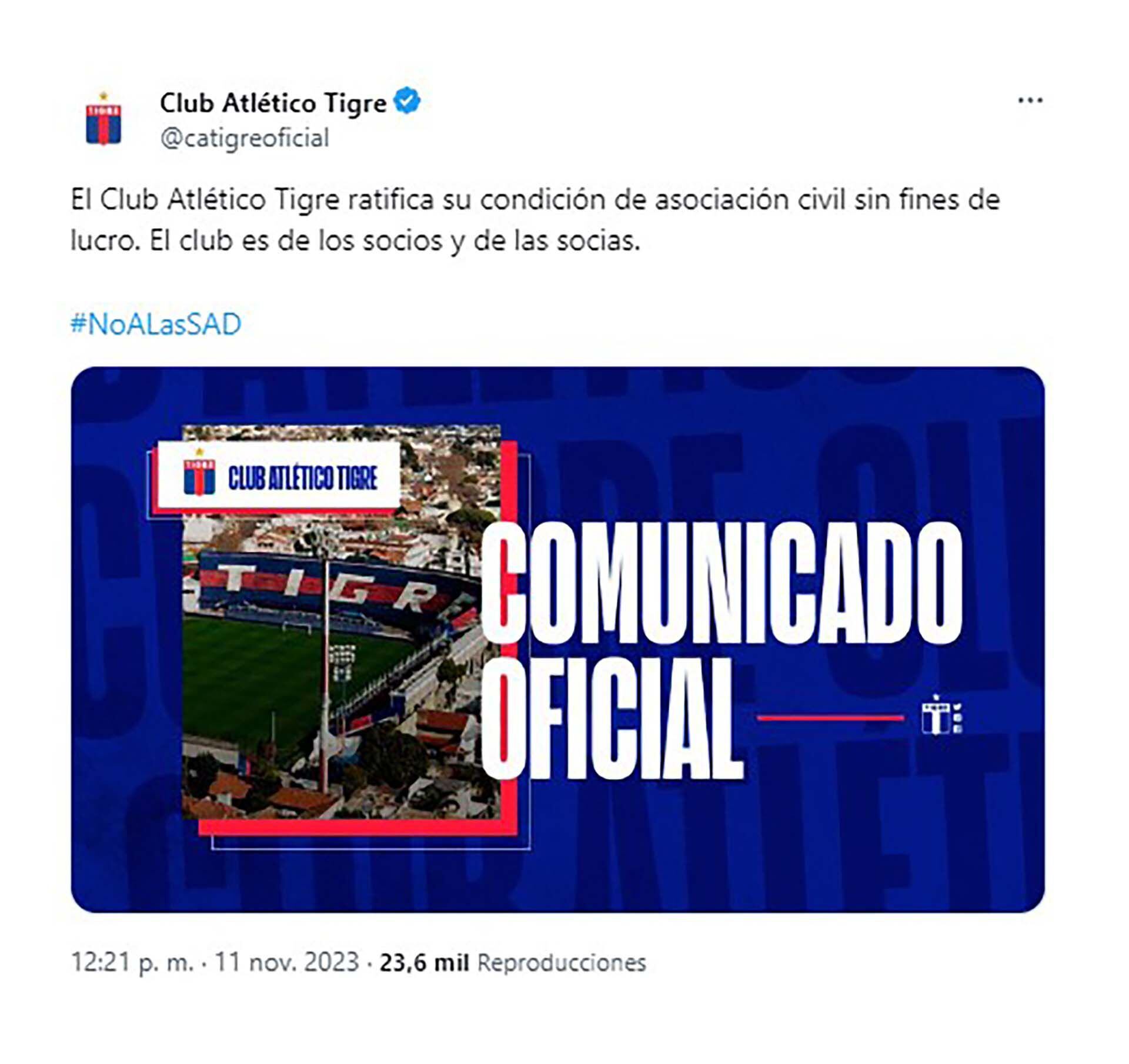 Un club del fútbol argentino anunció que deja en libertad de acción a todo  su plantel - Infobae