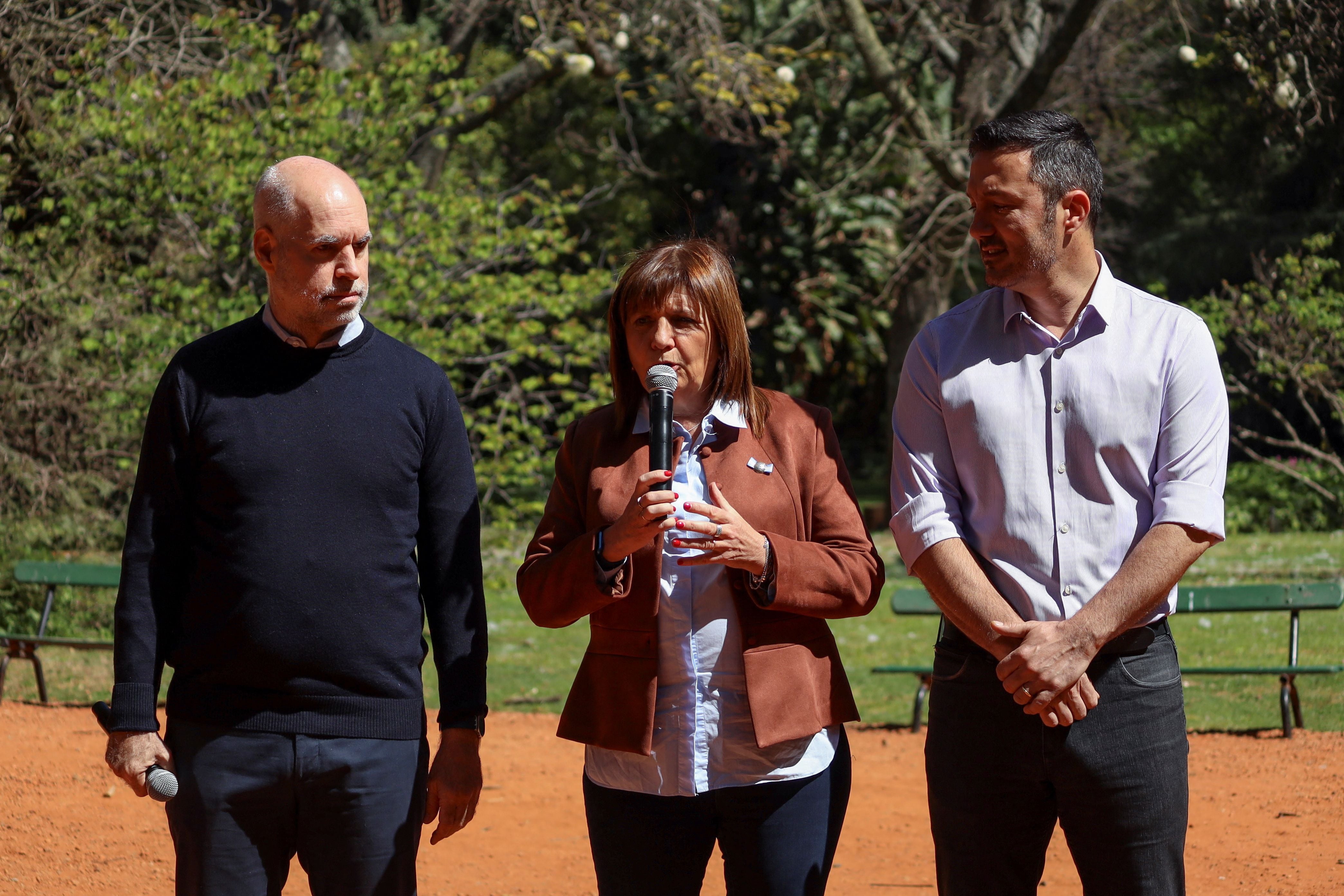 Patricia Bullrich anunció que Horacio Rodríguez Larreta sería su jefe de Gabinete. Foto: REUTERS