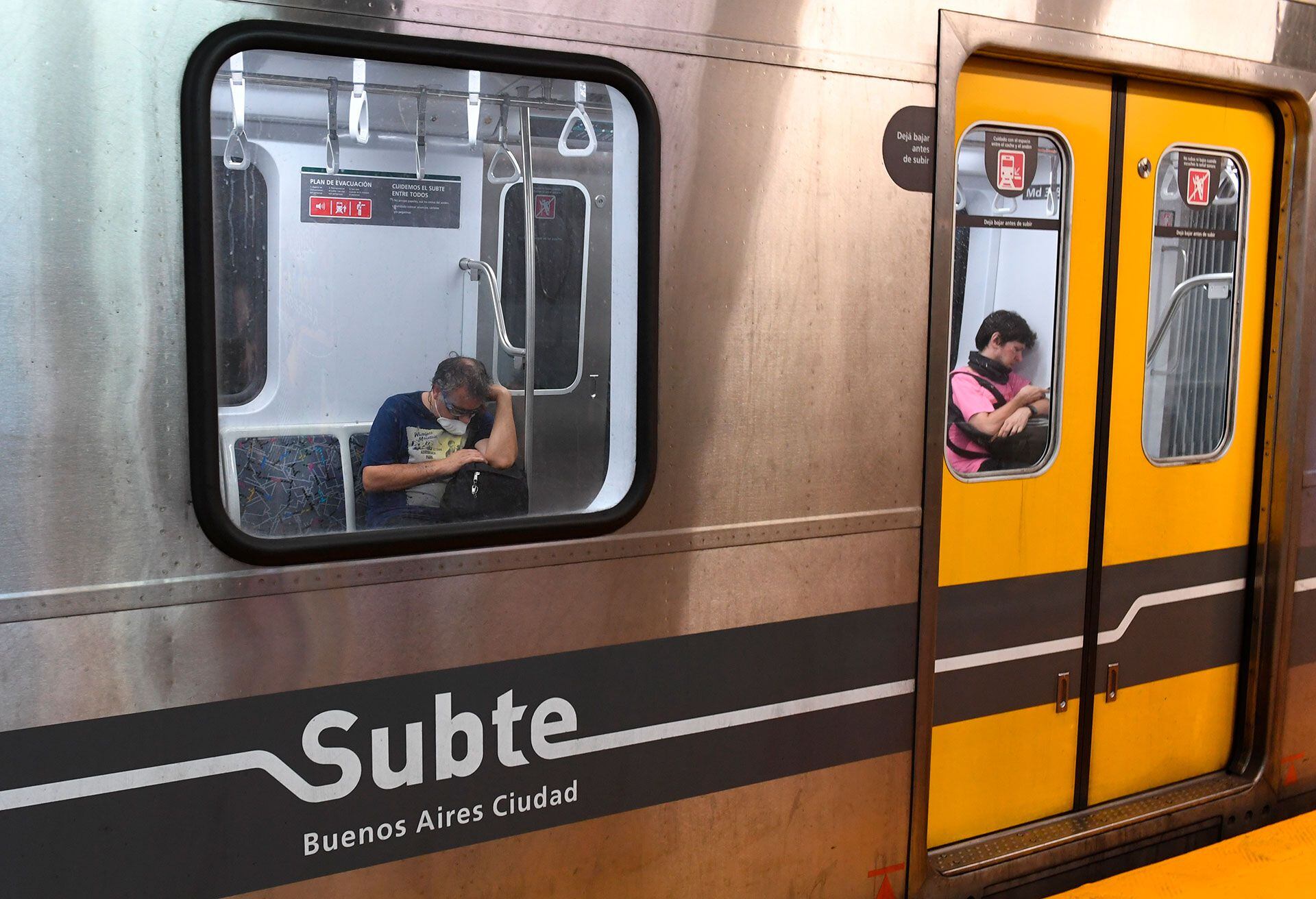 Cuarentena Buenos Aires Argentina subte