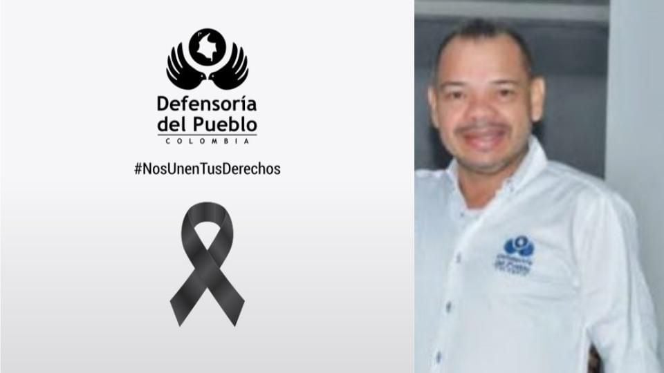 El Sindhep aseguró que el funcionario William Álvarez Domínguez fue asesinado - crédito Defensoría del Pueblo y Sindicato de Defensoras y Defensores De Derechos Humanos De la Defensoría del Pueblo/ X