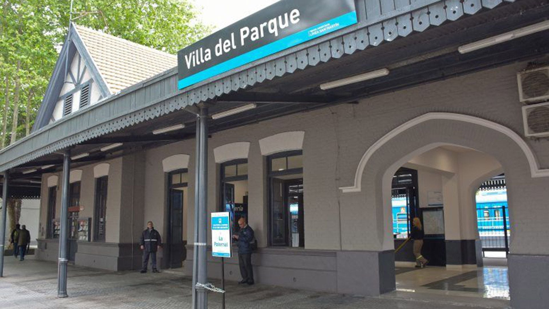 La estación de tren de Villa del Parque