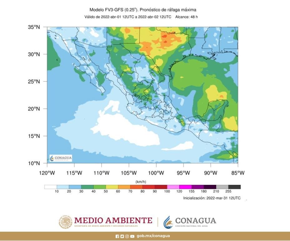 Weather in Mexico for April 1: hot environment in much of the territory by  heat wave - Infobae