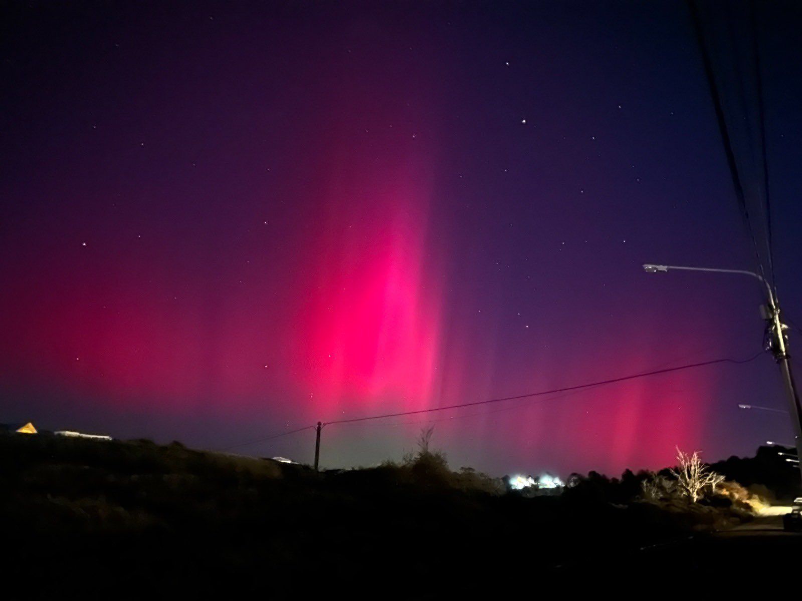 auroras boreales (X: @SatelitesArg)