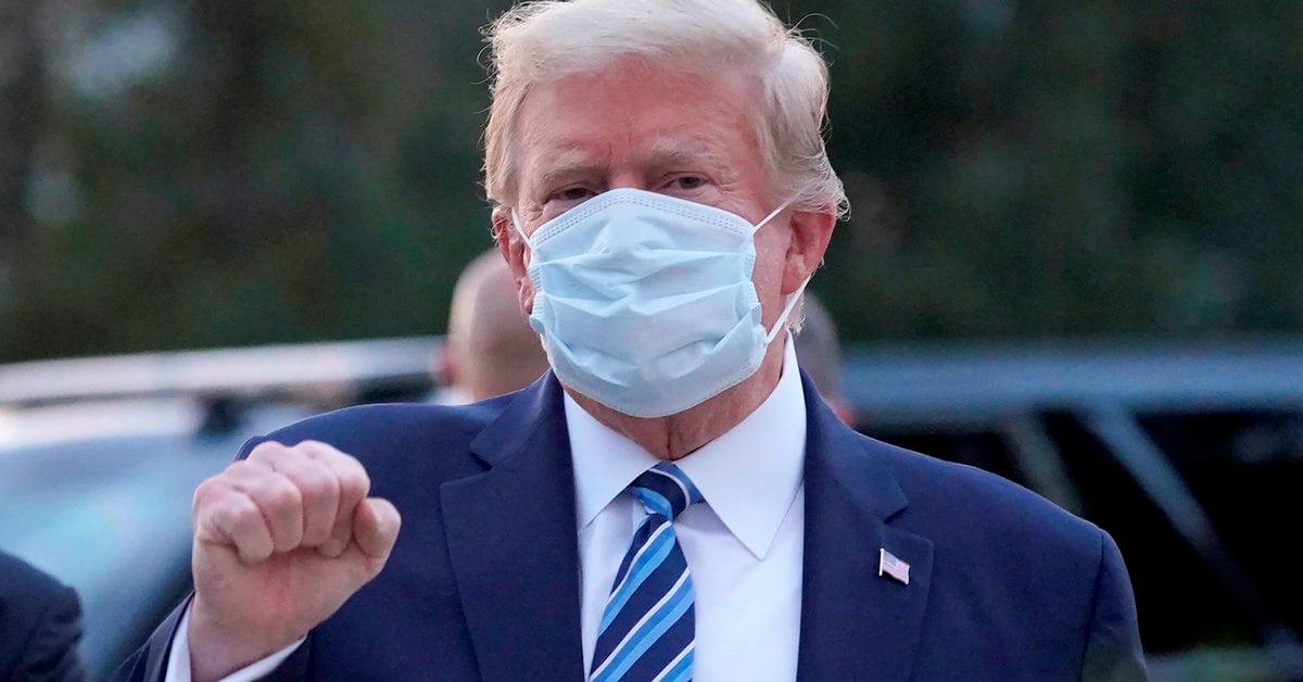 Revelan that Donald Trump was looking for ten to use a respirator while COVID-19