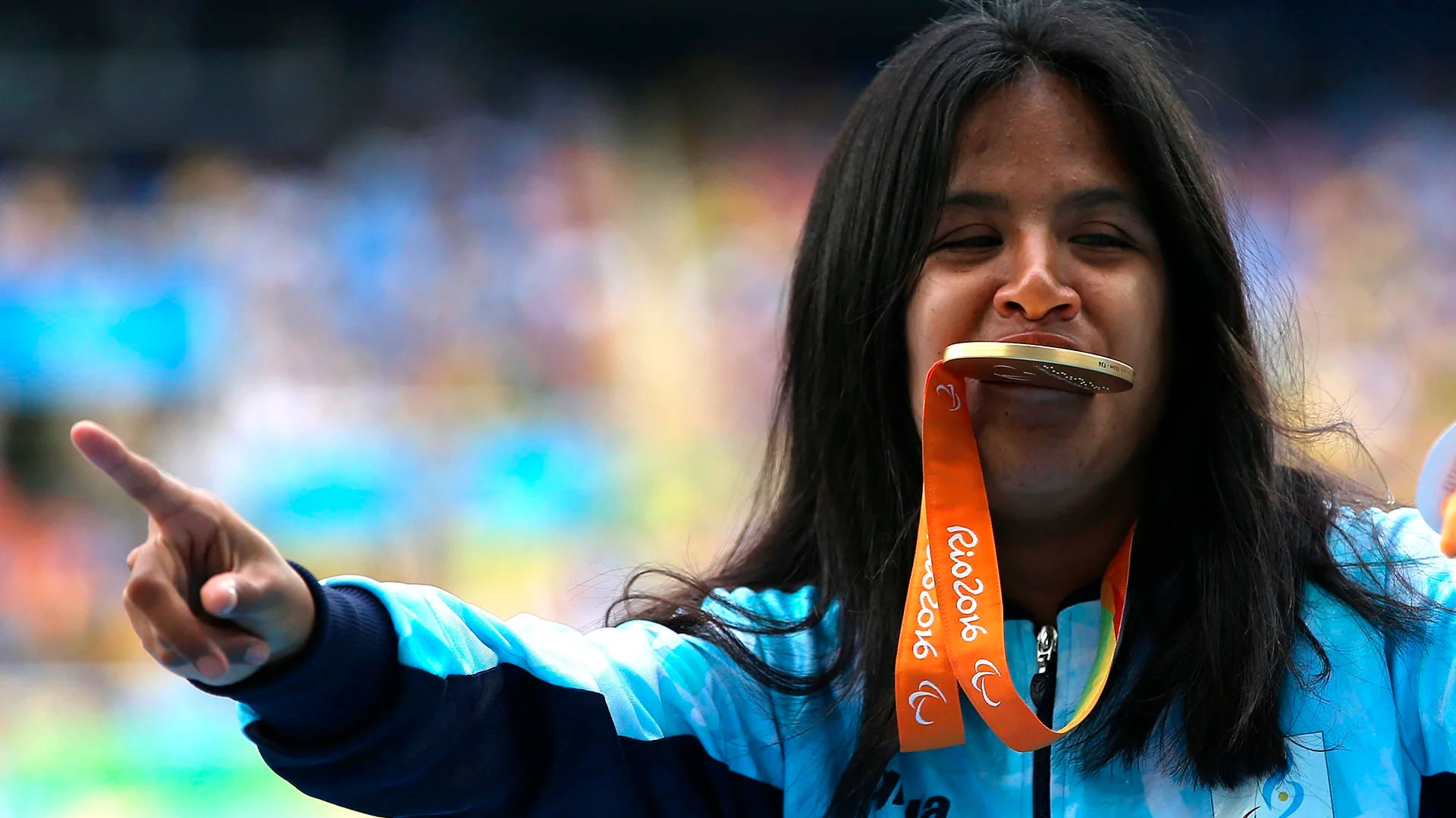 Yanina Martínez consiguió la medalla de oro en los Juegos Paralímpicos de Río de Janeiro 2016 (EFE)