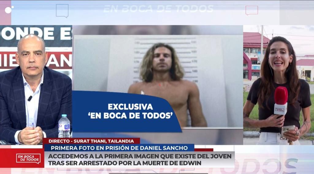 El programa de televisión "En boca de todos" mostró por primera vez la ficha de ingreso a prisión de Daniel Sancho