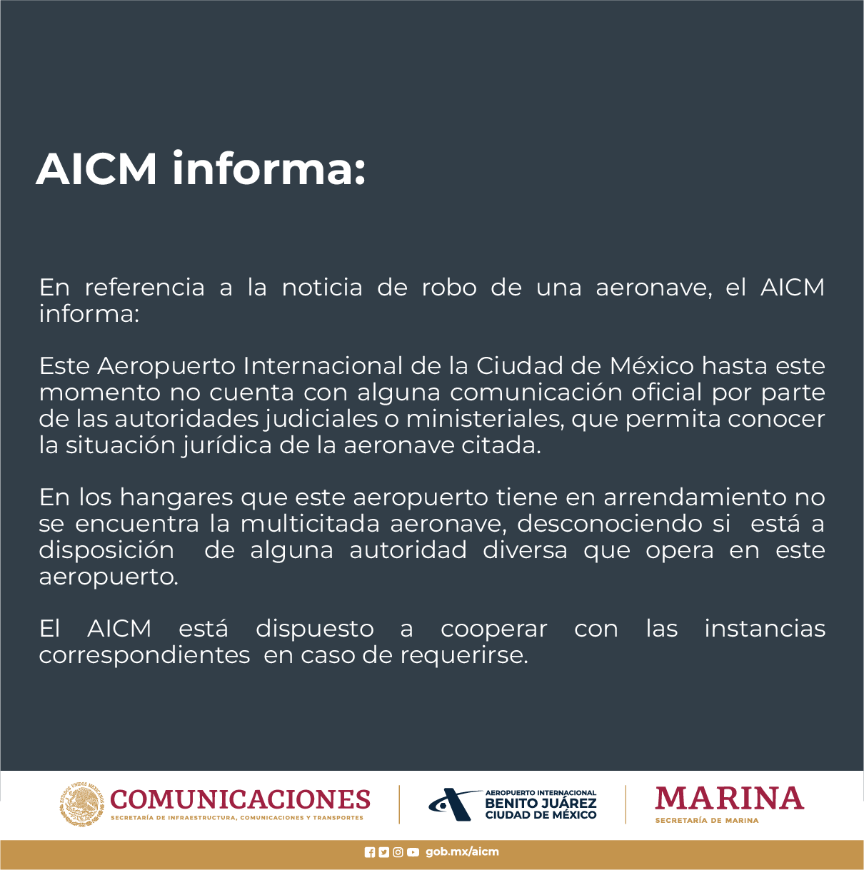 (Foto:  @AICM_mx/ @AICM_mx)