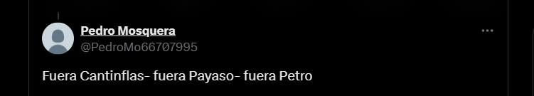 En redes compararon a Petro con Cantinflas - crédito redes sociales/X