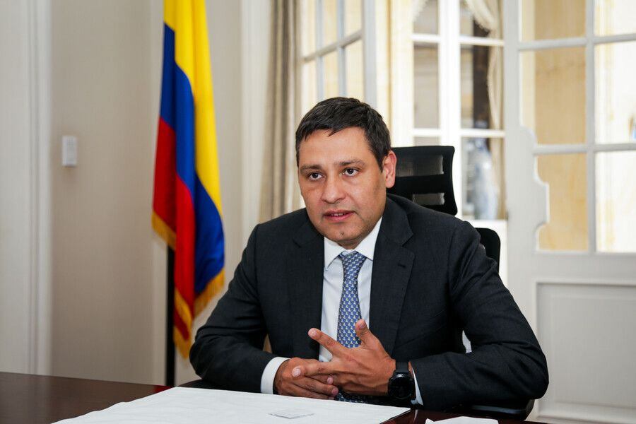 Mauricio Lizcano, Director del Departamento Administrativo de la Presidencia de la República (DAPRE) del gobierno de Gustavo Petro. (Colprensa-Mariano Vimos)