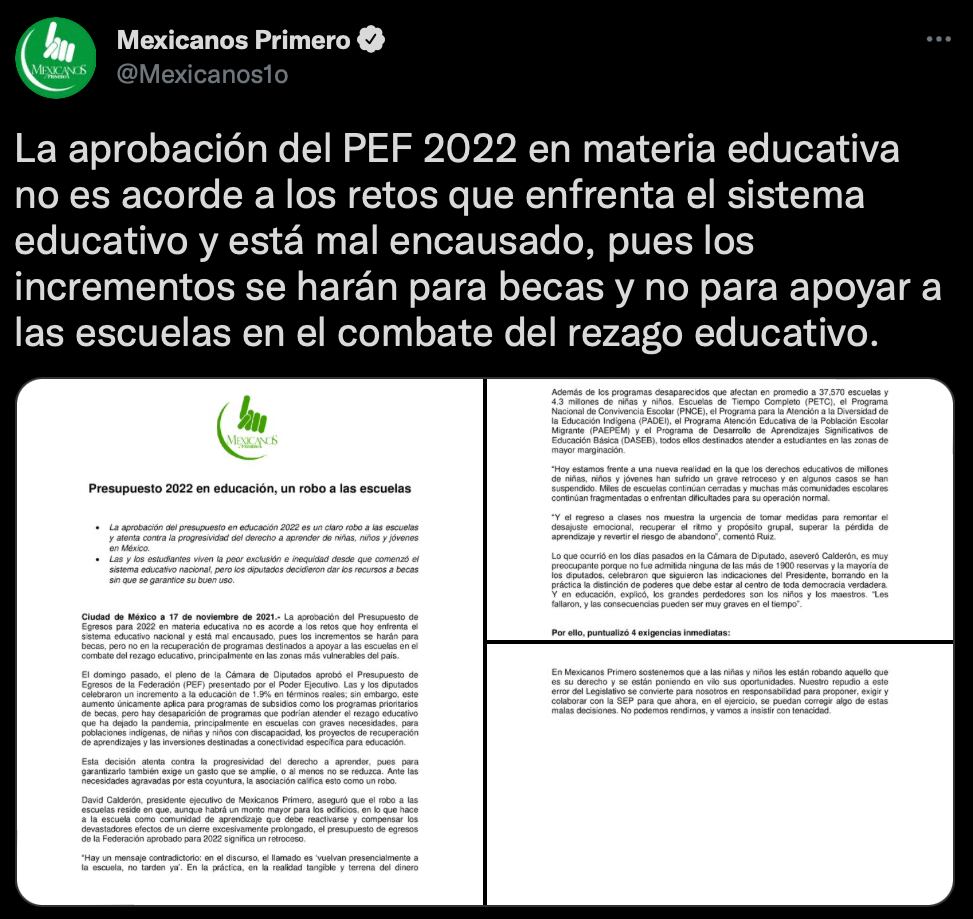 “atrocidad Educativa” Gabriel Quadri Arremetió Contra Amlo Por Recorte A Las Escuelas De Tiempo 5006