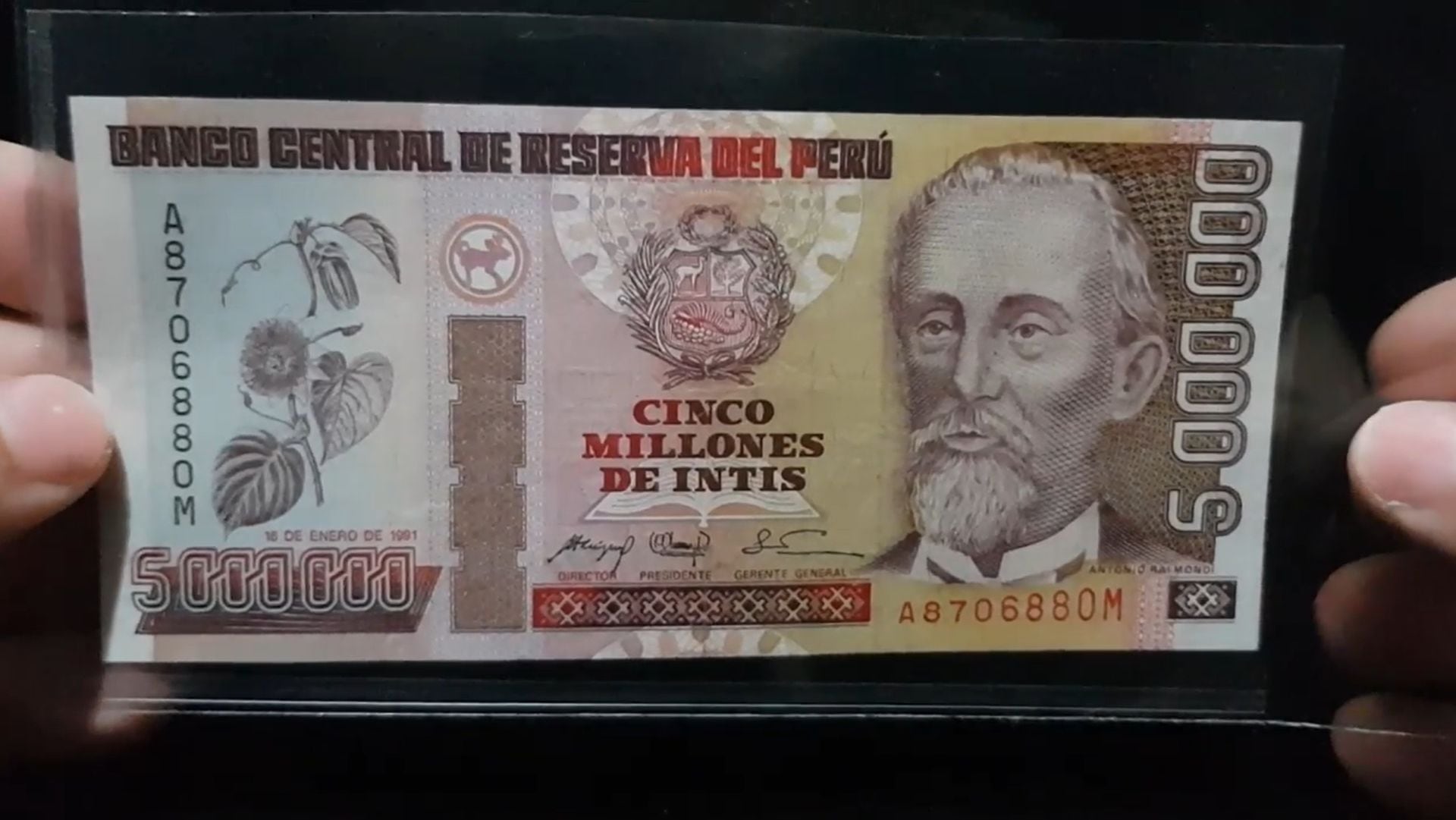 Billete De Millones De Intis Es De Los M S Buscados Puede Costar