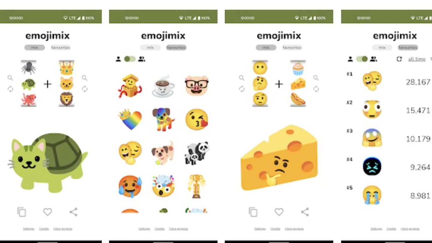 Как работает emojimix, бесплатное приложение для комбинирования дизайнов -  Infobae