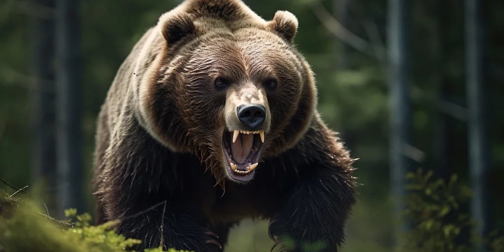 Oso grizzly dejó a hombre gravemente herido  